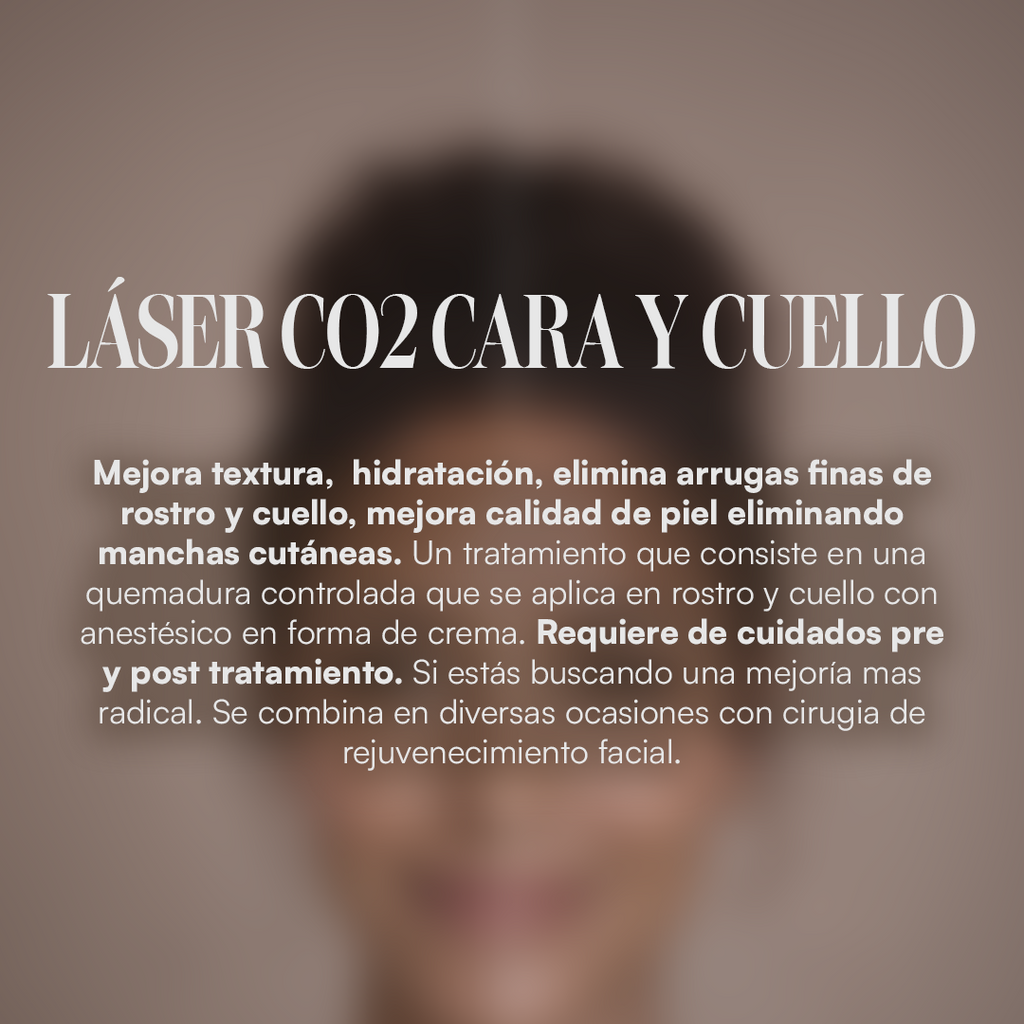 Láser CO2 Cara y Cuello