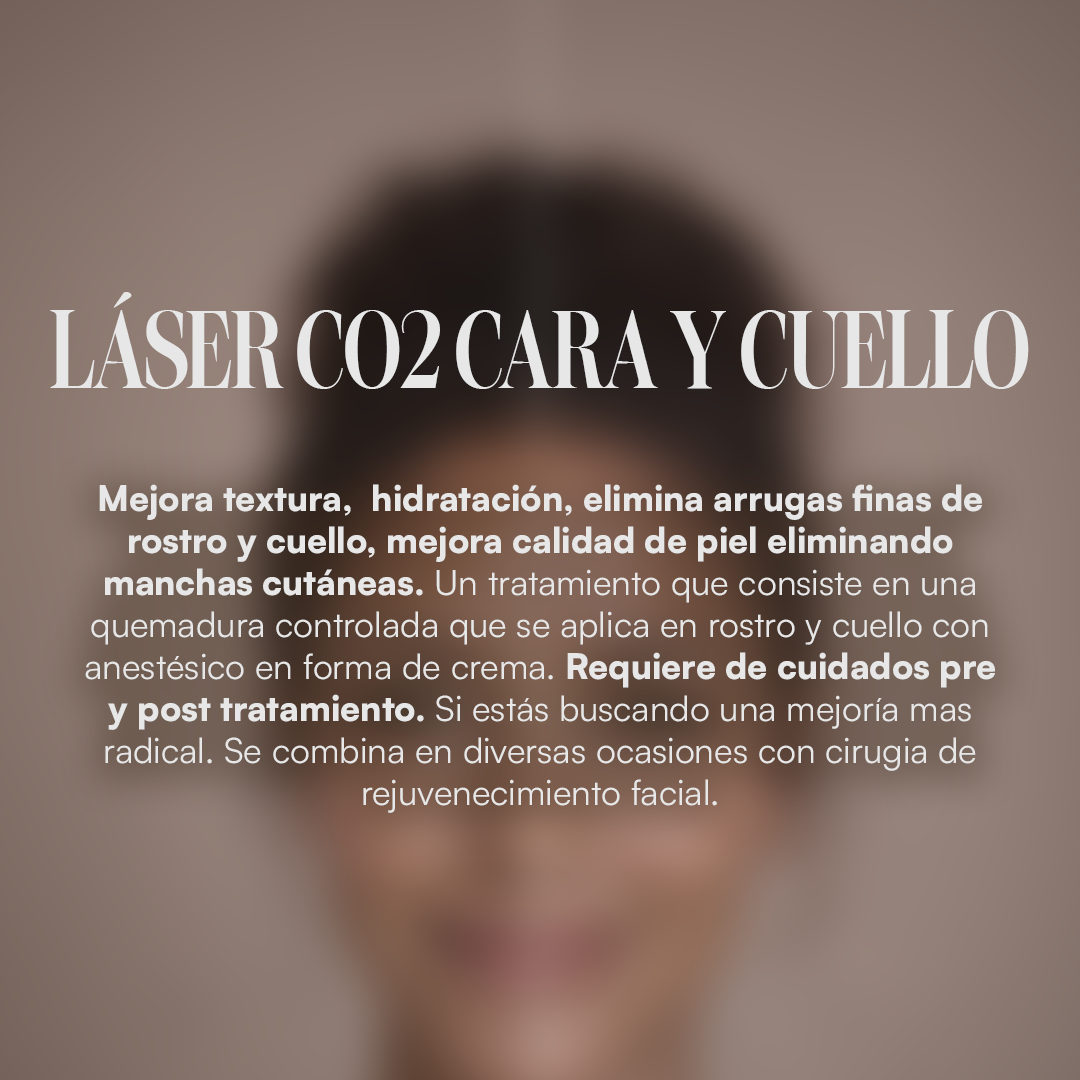 Láser CO2 Cara y Cuello