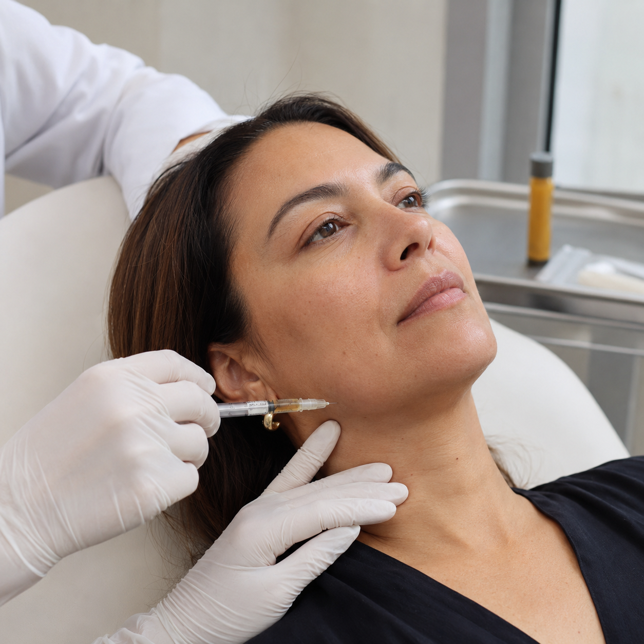 Plasma rico en plaquetas en cara y cuello